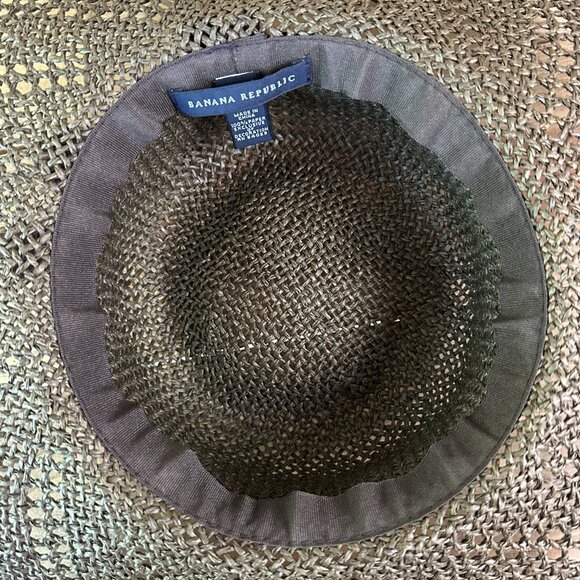 Banana Republic Green and Gray Sun Hat with Wide Brim - Picture 5 of 10